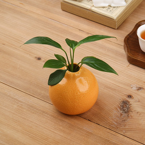 Mini vase en céramique créatif plantes vertes séchées hydroponiques <span class=keywords><strong>pot</strong></span> de fleurs en herbe vase pour <span class=keywords><strong>maison</strong></span> et bureau ornements décoratifs de bureau - Product Image 3