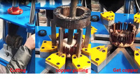 Machine de recyclage de moteurs électriques, machine de découpe et de tirage de stators de moteurs usagés pour la récupération du cuivre et de l'acier