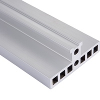 Profils d'extrusion en aluminium anodisé 6063, profil en aluminium personnalisé