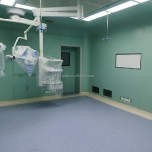 Porta per Sala Operatoria Ospedaliera, Pannello Modulare per Camera Bianca, Pannello <span class=keywords><strong>Sandwich</strong></span> in Acciaio Zincato, Isolamento Termico Medico - Product Image 2