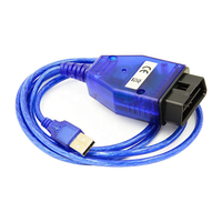 Interfaz USB DCAN para BM Blue K con interruptor, cable de escaneo automático para programación BM, cable de diagnóstico para coche K+ DCAN