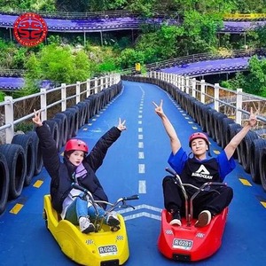 Bon marché, enfants, adultes, jeux <span class=keywords><strong>de</strong></span> voiture, trottinette à gravité, équipement d'amusement extérieur, chariots <span class=keywords><strong>de</strong></span> luge, montagnes russes <span class=keywords><strong>de</strong></span> montagne à vendre - Product Image 1