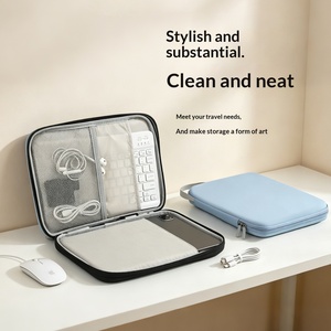 กระเป๋าใส่แท็บเล็ตหนัง PU ใช้ได้กับ iPad สำหรับ; กระเป๋าหิ้วแบบพกพาพร้อมซับในบุนวมสำหรับจัดเก็บและป้องกัน ผลิตในประเทศจีน - Product Image 2