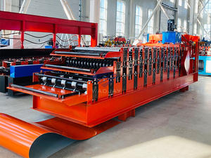 Trapezoidal Metal Roofing Sheet Roll Forming <b>Making</b> <b>Machine</b> Roofing Sheet Bending <b>Machine</b> - Product Image 6