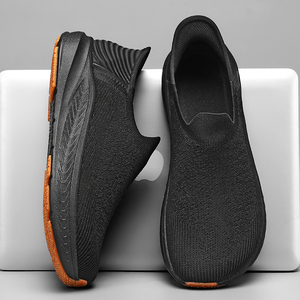 Chaussures de sport d'entraînement en plein air OEM ODM, baskets tendance pour hommes, large boîte à orteils, fabricants OEM personnalisés de chaussures à large boîte à orteils, à enfiler - Product Image 2