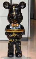 Meilleur prix, plateau de rangement en résine en forme d'ours, taille personnalisée, ornement, statue pour la décoration de la maison
