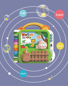 Juguete Educativo 2026, Libro Interactivo de Primeras Palabras para Bebés en Inglés y Español con Páginas Resistentes, Regalos para Bebés - Product Image 5
