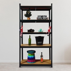 Étagère US Garage Rangement en métal solide Étagères réglables à <span class=keywords><strong>5</strong></span> <span class=keywords><strong>niveaux</strong></span> Étagères 2 X Étagères de rangement de garage Atelier de rayonnage à usage intensif - Product Image 6