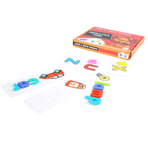 Gioco di Ortografia per Asilo, Giocattolo Educativo in Legno per l'Apprendimento dell'Inglese, <span class=keywords><strong>Puzzle</strong></span> Colorato dell'Alfabeto con Animali per Bambini - Product Image 2