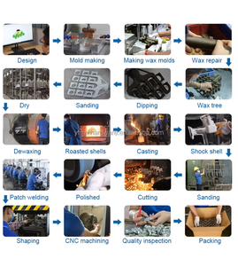 Mất sáp OEM Độ chính xác cao đúc 316 thép không gỉ đầu tư đúc các bộ phận bị mất sáp đúc chính xác + CNC gia công giá - Product Image 2