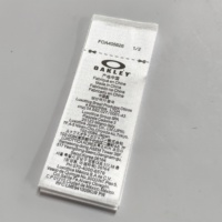 YH-OEM/ODM étiquettes imprimées de logo de marque personnalisée pour vêtements et vêtements étiquettes de lavage et d'entretien de ruban de coton doux blanc