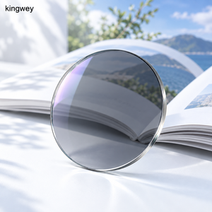 Lenti per Occhiali Fotocromatiche Grigie Asferiche Kingway 1.74 UV420 in Offerta, Set da Due Pezzi a Prezzo di Fabbrica - Product Image 3