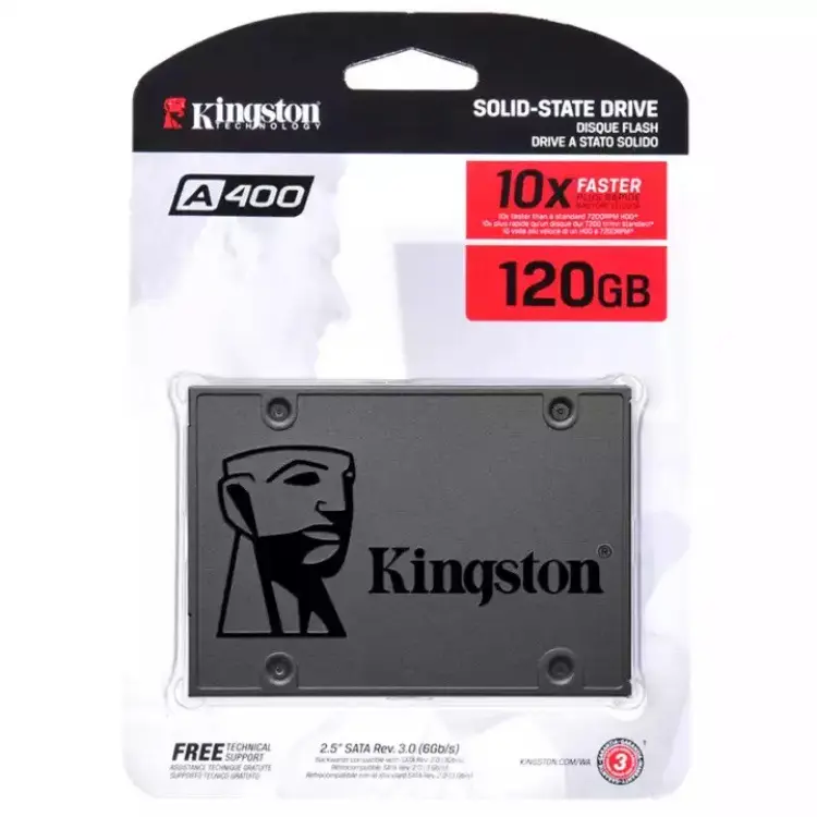 Kingstoon disco rígido interno a400 ssd, hard drive 120gb 240gb 480gb de 2.5 polegadas sata iii hdd hd, computador portátil, pc 960gb 500gb 1tb