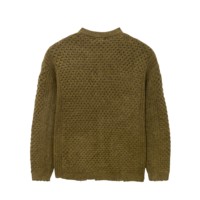 AiNear Großhandel Custom Logo Design Oem & Odm Herstellung Langarm Rundhals ausschnitt Reiß verschluss Herren Mohair Strickjacke