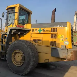 9 톤 4.5 입방 초침 komatsu wa500 휠 로더 일본 500 400 300 오래되고 사용되는 wa400 wa300