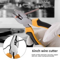 Ensemble d'outils manuels multi-usages légers pour la maison, clés Allen, tournevis, marteau, ruban à mesurer, boîte de rangement double couche en acier au carbone