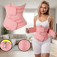 Faja Reductora Moldeadora de Cintura para Mujer, Corsé de Control Abdominal, Banda Escultora de Cintura para Entrenamiento, Efecto Reloj de Arena con Doble Cinturón