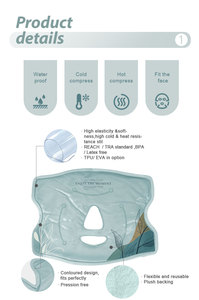 Masque facial réutilisable en <span class=keywords><strong>argile</strong></span> naturelle Pakcare, compresse <span class=keywords><strong>froide</strong></span> pour réduire les poches et les cernes, et préserver la beauté - Product Image 3