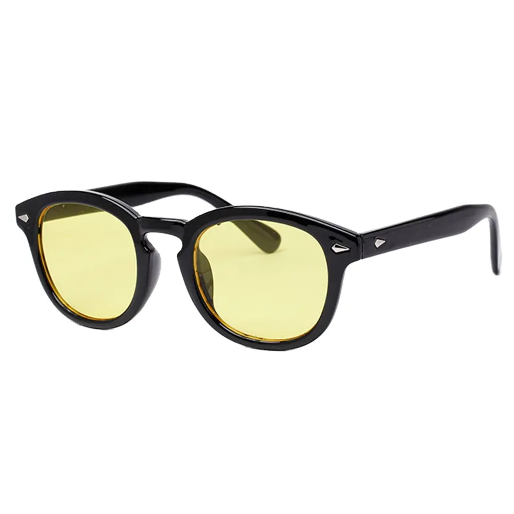 Moda Vintage Brand Design Style occhiali da sole Round Tint Ocean Lens Brand Design occhiali da sole UV400