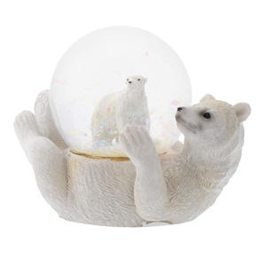 Artículos de Regalo de Comunión al por Mayor de Fábrica, Globo de Agua de Resina Hecho a Mano, Divertido Globo de Nieve con Perezoso para Oficina o Empresa - Product Image 5