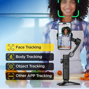 <span class=keywords><strong>Stabilisateur</strong></span> de cardan pour <span class=keywords><strong>smartphone</strong></span> iPhone, pliable, 3 axes, suivi du visage et des objets, pour la prise de vue vidéo - Product Image 6