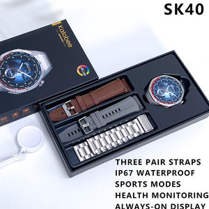 Smartwatch SK40 2025 di Alta Qualità per Uomo, 315mAh, per Sport BT, con 3 Cinturini, Display da 1,53 Pollici, Android - Product Image 6