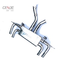 CENDE Valved Sport Exhaust System Stainless Steel/Titanium Catback Polished Finish Moderate Sound for 2019-2023 for X5M/X6M |
