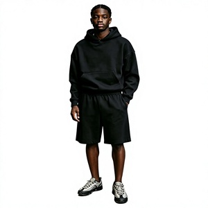 custom sublimation printed <b>hoodie</b> shorts set custom <b>lightweight</b> <b>hoodie</b> shorts set custom breathable - Product Image 1