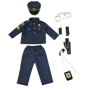 Nuevo <span class=keywords><strong>Disfraz</strong></span> de Policía para Niños, Uniforme de Juego de Rol, Personaje de Anime, <span class=keywords><strong>Disfraz</strong></span> para Fiesta de Halloween - Product Image 3