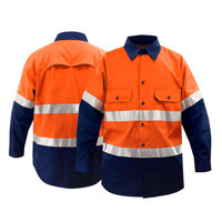Vêtements de travail haute visibilité à manches longues, uniforme de sécurité réfléchissant, combinaisons de travail pour hommes, personnalisables