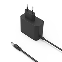 Cargador THEONE OEM/ODM de 65W, Negro/Blanco, Enchufe UK/US/AU/EU, Adaptador AC/DC con Cable Fijo, Solución GaN para Oficina