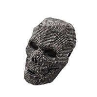 Nouveau Masque Personnalisable Haut de Gamme Orné de Diamants, Best-seller Transfrontalier Europe-Amérique, Idéal pour les Soirées d'Halloween et les Fêtes, Tendance