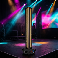 Nouvelles lampes LED à tête mobile RGBW 4-en-1 activées par le son pour DJ, discothèque, concert, pub