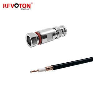 SCF14-50J 1/<span class=keywords><strong>4</strong></span> cellflex siêu linh hoạt heliax Cáp nối BNC Nam cắm thẳng kết nối đồng trục - Product Image 4