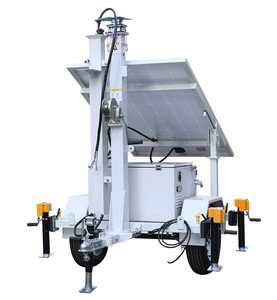 Petite remorque solaire pliable portable 2023 avec haut-parleur et lampe flash - Product Image 4