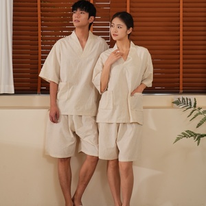 เสื้อคลุ<span class=keywords><strong>ม</strong></span>อาบน้ำสำหรับใช้ในโรงแร<span class=keywords><strong>ม</strong></span>ซาวน่า ยี่ห้อ WomenLinen สำหรับผู้ชายและผู้หญิง - Product Image 4