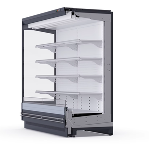 Réfrigérateur droit d'armoire de réfrigérateur commercial de Multideck de conception attrayante pour le réfrigérateur de légumes de fruits de supermarché - Product Image 3