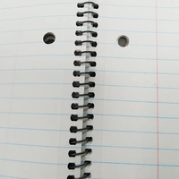 Livre d'exercices à Pages personnalisées, cahier à Logo personnalisé, cahier à spirale unique, vente en gros