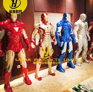 Figura de película personalizada de fibra de vidrio, escultura de <span class=keywords><strong>Iron</strong></span> <span class=keywords><strong>Man</strong></span> MK7, figura de resina, estatua de <span class=keywords><strong>Iron</strong></span> <span class=keywords><strong>Man</strong></span> - Product Image 2