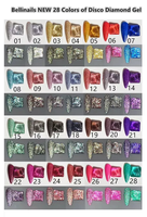 Bouteille de Gel pour ongles, accessoires pour Nail art, strass réfléchissants, fluorescents, brillants, pour la discothèque