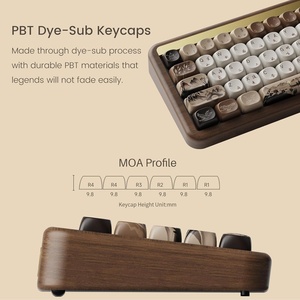 MU01 Tastiera Meccanica da Gaming RGB a 68 Tasti, Bluetooth 5.0/2.4G Wireless/Cablata USB-C, Hot-swappable, PBT, Programmabile 1000Hz, Nuova - Product Image 4
