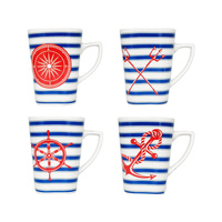 Tasse à café en céramique verte personnalisée, tasse à café en céramique, tasses en marbre, tasse de sirène