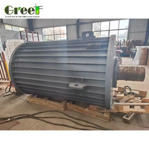 เครื่องกำเนิดไฟฟ้าแม่เหล็กแรร์เอิร์ธ 1000 กิโลวัตต์ 200 รอบต่อนาที 100 รอบต่อนาที สำหรับลมระดับกลาง พร้อมตัวแปลงไฟแบบเชื่อมต่อกริด และเครื่องกำเนิดไฟฟ้ากระแสสลับ YGDL 100 กิโลวัตต์ - Product Image 1