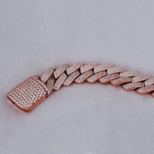 Pulsera de Diamantes Moissanite en Oferta para Hombres y Mujeres, Joyería Hip Hop para Aniversarios, Fiestas y Festivales, Disponible en Grandes Cantidades - Product Image 4