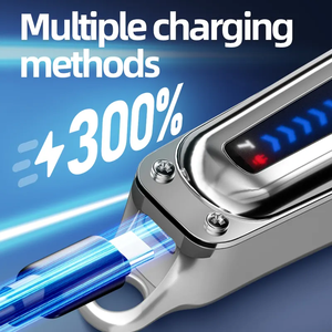 Máquina Cortapelos Mini Portátil para Hombre, con Cuchilla de Acero Inoxidable, Alimentada por USB, Recortadora de <span class=keywords><strong>Barba</strong></span> para Uso Doméstico <span class=keywords><strong>y</strong></span> al Aire Libre - Product Image 4