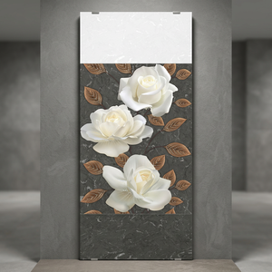 Offre Spéciale de Dubaï 30x60cm 300x600mm Poli Gris Céramique Décoratif 12x24 Carreaux Muraux Meilleure Qualité Fabriqué en Inde - Product Image 2