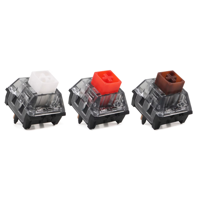 Kailh Box White V2/Box Brown V2/Box Red V2 Mechanical Keyboard Switch Linear/Tactile/Click Switch for 3D Printed/3D Fidget