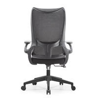 Chaise de bureau ergonomique en maille avec appui-tête réglable, soutien lombaire, confort, pour la maison, le bureau, l'hôpital, l'école