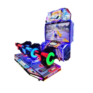 Máquina de Videojuegos Arcade de Carreras de Motos con Monedas, Simulador de Motociclismo, Juego de Carreras de Autos - Product Image 1