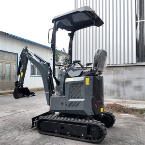 Mini-excavatrice sur chenilles LOGWAY de haute qualité avec moteur Yanmar, chenilles en caoutchouc de 230 cm, commande hydraulique <span class=keywords><strong>pilot</strong></span>ée et haute efficacité - Product Image 3